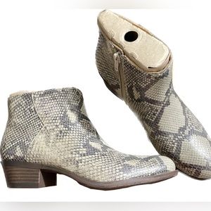 Lucky Brand Snake Leather Bootie